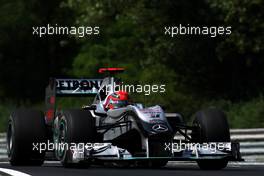 30.07.2010 Budapest, Hungary,  Michael Schumacher (GER), Mercedes GP Petronas - Formula 1 World Championship, Rd 12, Hungarian Grand Prix, Friday Practice