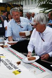 30.07.2010 Budapest, Hungary,  Bernie Ecclestone (GBR) - Formula 1 World Championship, Rd 12, Hungarian Grand Prix, Friday