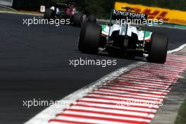 30.07.2010 Budapest, Hungary,  Vitantonio Liuzzi (ITA), Force India F1 Team - Formula 1 World Championship, Rd 12, Hungarian Grand Prix, Friday Practice
