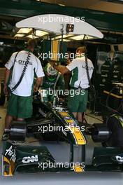 30.07.2010 Budapest, Hungary,  Heikki Kovalainen (FIN), Lotus F1 Team  - Formula 1 World Championship, Rd 12, Hungarian Grand Prix, Friday Practice