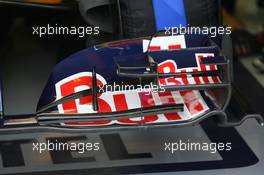 30.07.2010 Budapest, Hungary,  Red Bull front wing - Formula 1 World Championship, Rd 12, Hungarian Grand Prix, Friday Practice
