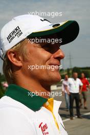 30.07.2010 Budapest, Hungary,  Heikki Kovalainen (FIN), Lotus F1 Team - Formula 1 World Championship, Rd 12, Hungarian Grand Prix, Friday