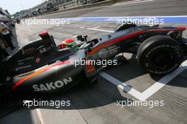 30.07.2010 Budapest, Hungary,  Sakon Yamamoto (JPN), Hispania Racing F1 Team HRT  - Formula 1 World Championship, Rd 12, Hungarian Grand Prix, Friday Practice
