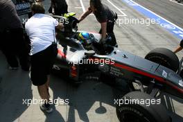 30.07.2010 Budapest, Hungary,  Bruno Senna (BRA), Hispania Racing F1 Team HRT  - Formula 1 World Championship, Rd 12, Hungarian Grand Prix, Friday Practice