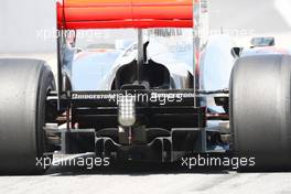 30.07.2010 Budapest, Hungary,  McLaren Rear diffuser - Formula 1 World Championship, Rd 12, Hungarian Grand Prix, Friday Practice