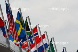 30.07.2010 Budapest, Hungary,  Flags - Formula 1 World Championship, Rd 12, Hungarian Grand Prix, Friday Practice