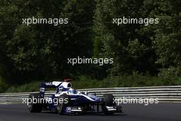 30.07.2010 Budapest, Hungary,  Rubens Barrichello (BRA), Williams F1 Team - Formula 1 World Championship, Rd 12, Hungarian Grand Prix, Friday Practice