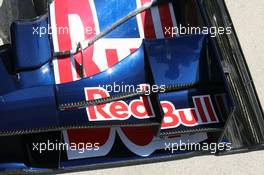 30.07.2010 Budapest, Hungary,  Toro Rosso front wing - Formula 1 World Championship, Rd 12, Hungarian Grand Prix, Friday Practice