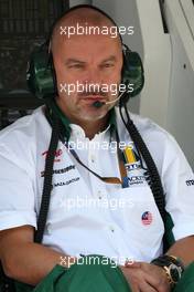 30.07.2010 Budapest, Hungary,  Mike Gascoyne (GBR), Team Lotus project manager  - Formula 1 World Championship, Rd 12, Hungarian Grand Prix, Friday Practice