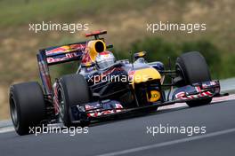 30.07.2010 Budapest, Hungary,  Sebastian Vettel (GER), Red Bull Racing  - Formula 1 World Championship, Rd 12, Hungarian Grand Prix, Friday Practice