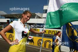 01.08.2010 Budapest, Hungary,  Grid girl - Formula 1 World Championship, Rd 12, Hungarian Grand Prix, Sunday Grid Girl
