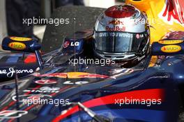 01.08.2010 Budapest, Hungary,  Sebastian Vettel (GER), Red Bull Racing - Formula 1 World Rd 12, Hungarian Grand Prix, Sunday Podium