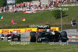 01.08.2010 Budapest, Hungary,  Jarno Trulli (ITA), Lotus F1 Team - Formula 1 World Championship, Rd 12, Hungarian Grand Prix, Sunday Race