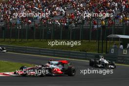 01.08.2010 Budapest, Hungary,  Jenson Button (GBR), McLaren Mercedes - Formula 1 World Championship, Rd 12, Hungarian Grand Prix, Sunday Race