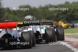 01.08.2010 Budapest, Hungary,  Vitantonio Liuzzi (ITA), Force India F1 Team - Formula 1 World Championship, Rd 12, Hungarian Grand Prix, Sunday Race