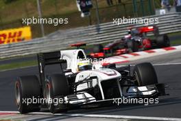 01.08.2010 Budapest, Hungary,  Pedro de la Rosa (ESP), BMW Sauber F1 Team - Formula 1 World Championship, Rd 12, Hungarian Grand Prix, Sunday Race