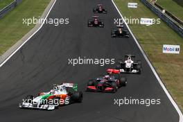 01.08.2010 Budapest, Hungary,  Vitantonio Liuzzi (ITA), Force India F1 Team - Formula 1 World Championship, Rd 12, Hungarian Grand Prix, Sunday Race