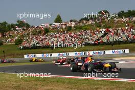01.08.2010 Budapest, Hungary,  Sebastian Vettel (GER), Red Bull Racing - Formula 1 World Championship, Rd 12, Hungarian Grand Prix, Sunday Race