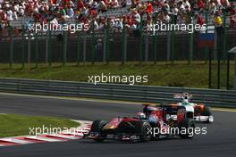 01.08.2010 Budapest, Hungary,  Sébastien Buemi (SUI), Scuderia Toro Rosso - Formula 1 World Championship, Rd 12, Hungarian Grand Prix, Sunday Race