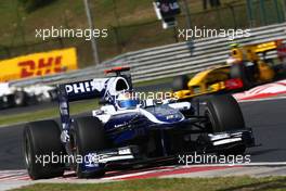 01.08.2010 Budapest, Hungary,  Rubens Barrichello (BRA), Williams F1 Team - Formula 1 World Championship, Rd 12, Hungarian Grand Prix, Sunday Race