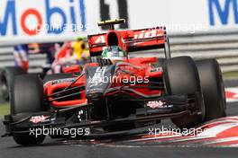 01.08.2010 Budapest, Hungary,  Lucas di Grassi (BRA), Virgin Racing - Formula 1 World Championship, Rd 12, Hungarian Grand Prix, Sunday Race