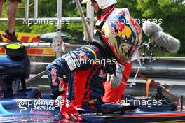 01.08.2010 Budapest, Hungary,  Jaime Alguersuari (ESP), Scuderia Toro Rosso retired from the race - Formula 1 World Championship, Rd 12, Hungarian Grand Prix, Sunday Race