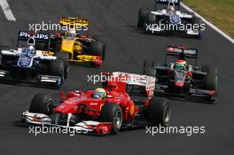 01.08.2010 Budapest, Hungary,  Felipe Massa (BRA), Scuderia Ferrari - Formula 1 World Championship, Rd 12, Hungarian Grand Prix, Sunday Race