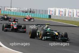 01.08.2010 Budapest, Hungary,  Heikki Kovalainen (FIN), Lotus F1 Team - Formula 1 World Championship, Rd 12, Hungarian Grand Prix, Sunday Race