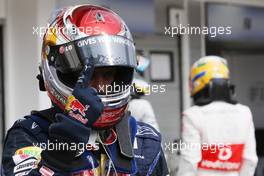 31.07.2010 Budapest, Hungary,   Vettel (GER), Red Bull Racing gets pole position - Formula 1 World Championship, Rd 12, Hungarian Grand Prix, Saturday Qualifying
