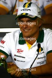 29.07.2010 Budapest, Hungary,  Heikki Kovalainen (FIN), Lotus F1 Team  - Formula 1 World Championship, Rd 12, Hungarian Grand Prix, Thursday