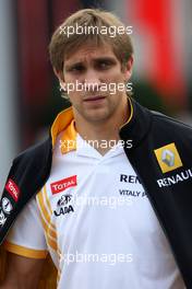29.07.2010 Budapest, Hungary,  Vitaly Petrov (RUS), Renault F1 Team  - Formula 1 World Championship, Rd 12, Hungarian Grand Prix, Thursday