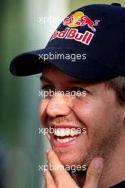 29.07.2010 Budapest, Hungary,  Sebastian Vettel (GER), Red Bull Racing - Formula 1 World Championship, Rd 12, Hungarian Grand Prix, Thursday