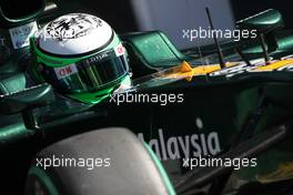 10.09.2010 Monza, Italy,  Heikki Kovalainen (FIN), Lotus F1 Team  - Formula 1 World Championship, Rd 14, Italian Grand Prix, Friday Practice