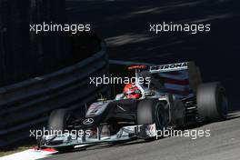 10.09.2010 Monza, Italy,  Michael Schumacher (GER), Mercedes GP  - Formula 1 World Championship, Rd 14, Italian Grand Prix, Friday Practice