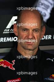 10.09.2010 Monza, Italy,  Adrian Newey (GBR), Red Bull Racing, Technical Operations Director - Formula 1 World Championship, Rd 14, Italian Grand Prix, Friday Press Conference