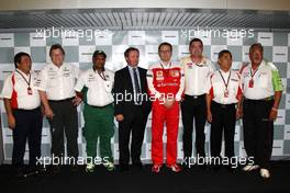 10.09.2010 Monza, Italy,  Team bosses at the Bridgestone gathering - Formula 1 World Championship, Rd 14, Italian Grand Prix, Friday