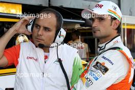 10.09.2010 Monza, Italy,  Vitantonio Liuzzi (ITA), Force India F1 Team  - Formula 1 World Championship, Rd 14, Italian Grand Prix, Friday Practice