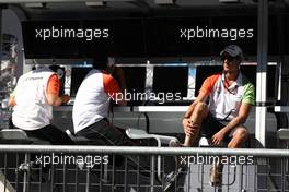 10.09.2010 Monza, Italy,  Adrian Sutil (GER), Force India F1 Team - Formula 1 World Championship, Rd 14, Italian Grand Prix, Friday Practice