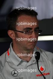 10.09.2010 Monza, Italy,  Paddy Lowe (GBR) McLaren Engineering Director - Formula 1 World Championship, Rd 14, Italian Grand Prix, Friday Press Conference