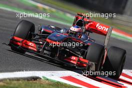 10.09.2010 Monza, Italy,  Jenson Button (GBR), McLaren Mercedes  - Formula 1 World Championship, Rd 14, Italian Grand Prix, Friday Practice