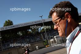 10.09.2010 Monza, Italy,  Fabio Capello (ITA) England Football team manager - Formula 1 World Championship, Rd 14, Italian Grand Prix, Friday