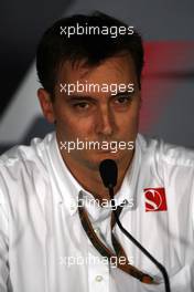 10.09.2010 Monza, Italy,  James Key (GBR) - Formula 1 World Championship, Rd 14, Italian Grand Prix, Friday Press Conference