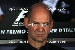 10.09.2010 Monza, Italy,  Adrian Newey (GBR), Red Bull Racing, Technical Operations Director - Formula 1 World Championship, Rd 14, Italian Grand Prix, Friday Press Conference