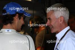 10.09.2010 Monza, Italy,  Bruno Senna (BRA), Hispania Racing F1 Team, HRT, Geoff Willis (GBR) - Formula 1 World Championship, Rd 14, Italian Grand Prix, Friday Practice