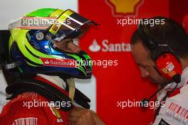 10.09.2010 Monza, Italy,  Felipe Massa (BRA), Scuderia Ferrari - Formula 1 World Championship, Rd 14, Italian Grand Prix, Friday Practice
