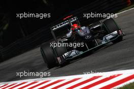 10.09.2010 Monza, Italy,  Michael Schumacher (GER), Mercedes GP Petronas, W01 - Formula 1 World Championship, Rd 14, Italian Grand Prix, Friday Practice