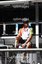 10.09.2010 Monza, Italy,  Adrian Sutil (GER), Force India F1 Team - Formula 1 World Championship, Rd 14, Italian Grand Prix, Friday Practice