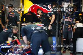 10.09.2010 Monza, Italy,  Sebastian Vettel (GER), Red Bull Racing - Formula 1 World Championship, Rd 14, Italian Grand Prix, Friday Practice