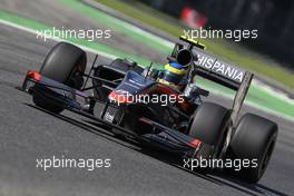 10.09.2010 Monza, Italy,  Bruno Senna (BRA), Hispania Racing F1 Team HRT  - Formula 1 World Championship, Rd 14, Italian Grand Prix, Friday Practice