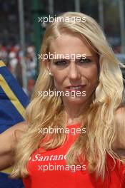 12.09.2010 Monza, Italy,  Grid girl - Formula 1 World Championship, Rd 14, Italian Grand Prix, Sunday Grid Girl